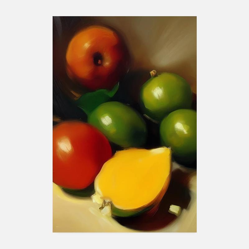 Frutta sana Poster 20x30 cm