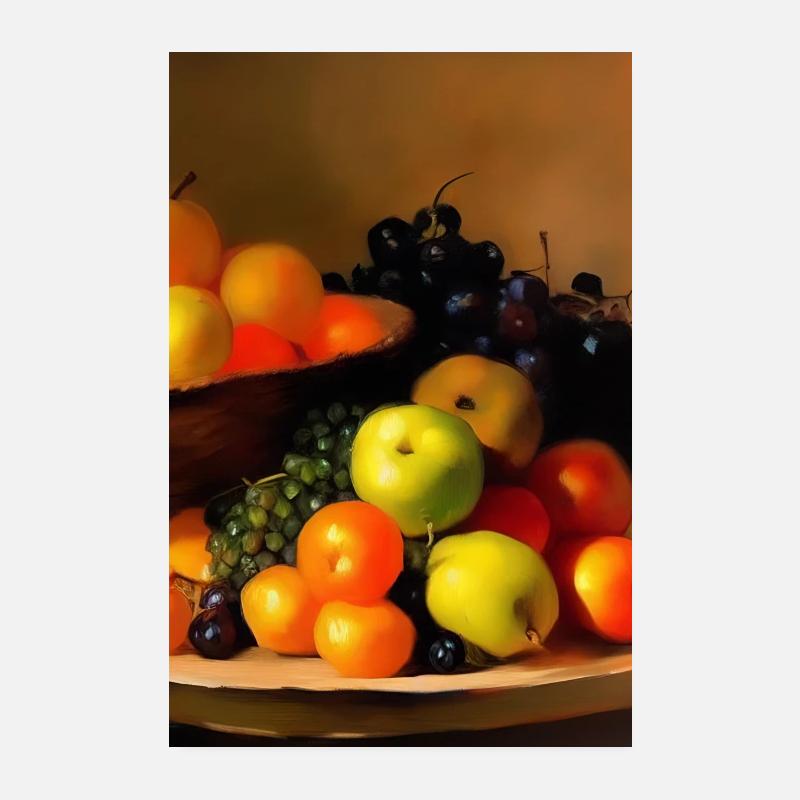 Fruit - Poster 8" x 12" (20x30 cm) - white