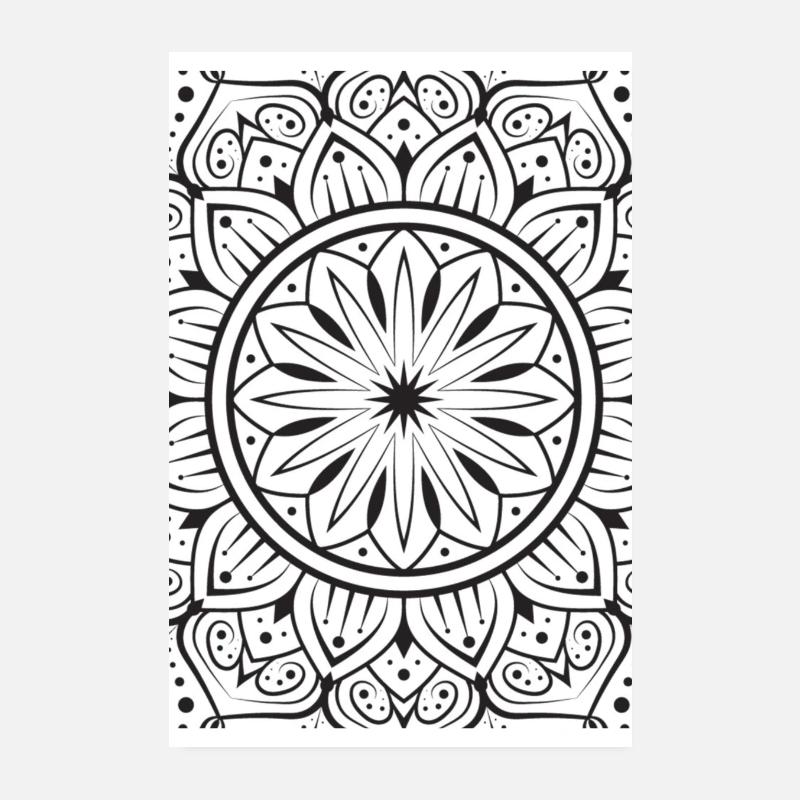 Musterblume Poster 20x30 cm