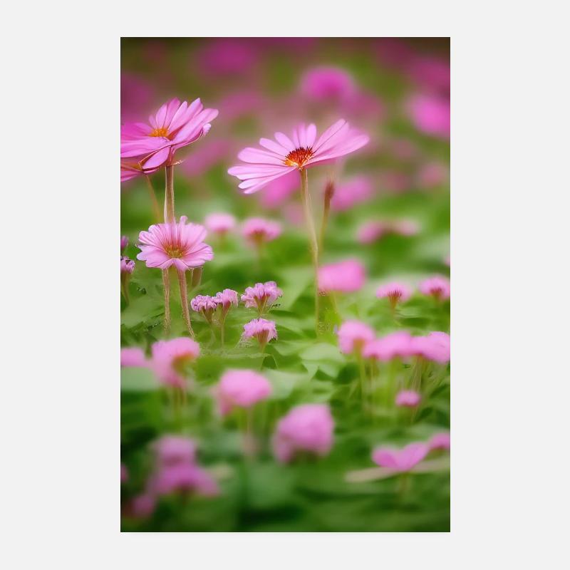 Blumen Kunst Poster 20x30 cm