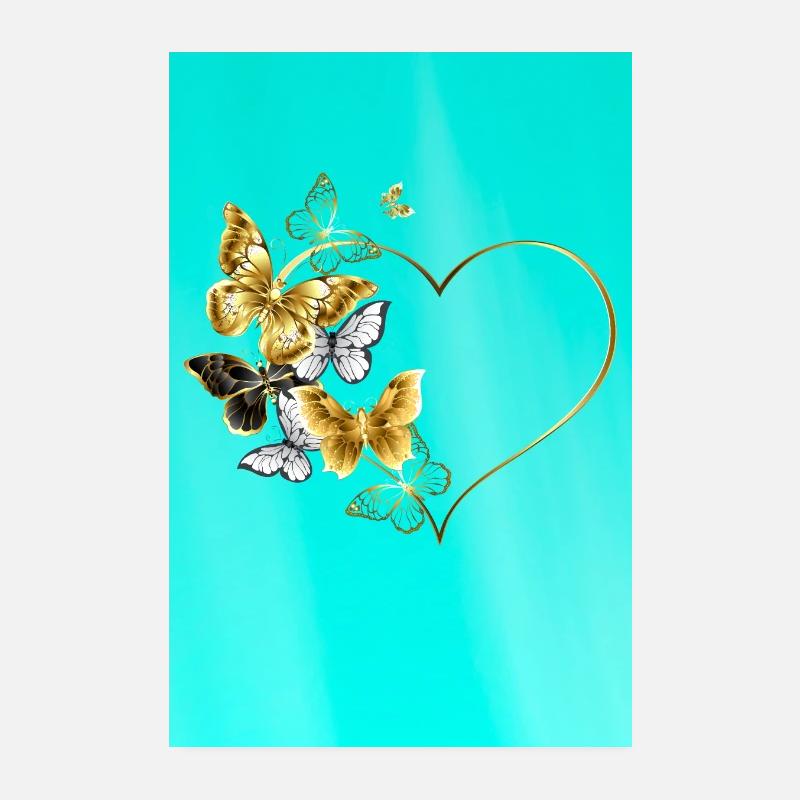 farbenfrohe Liebe Poster 20x30 cm