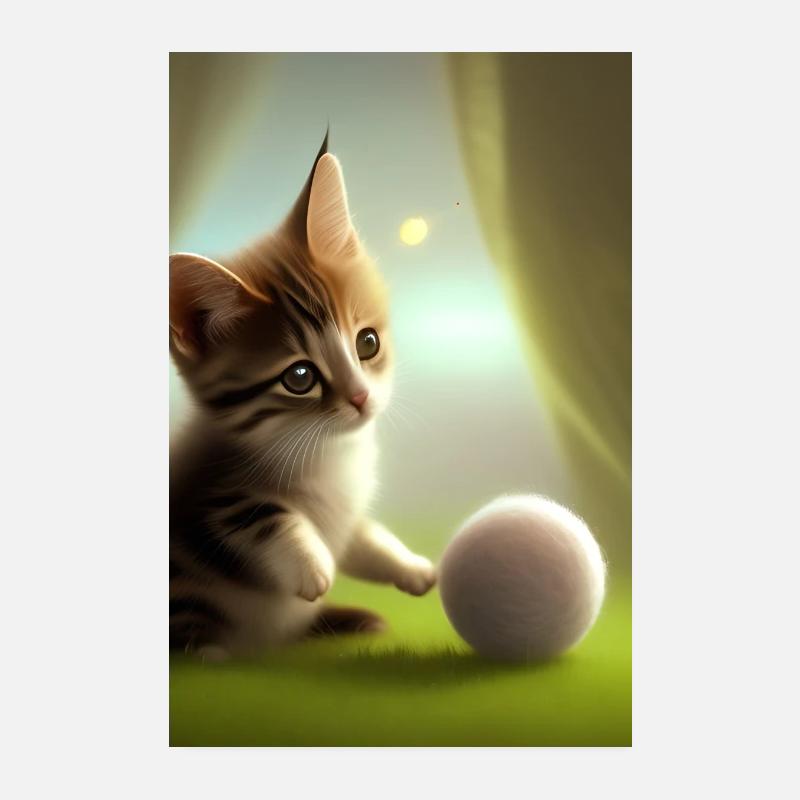 Baby Cat Poster 8" x 12" (20x30 cm)