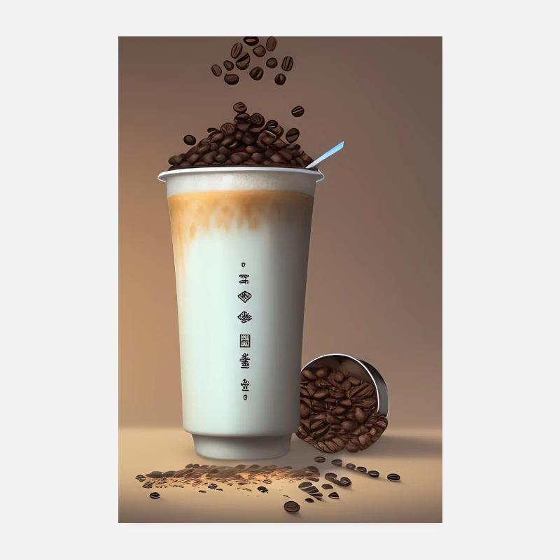 Kaffee, Kaffeebohnen Poster 20x30 cm