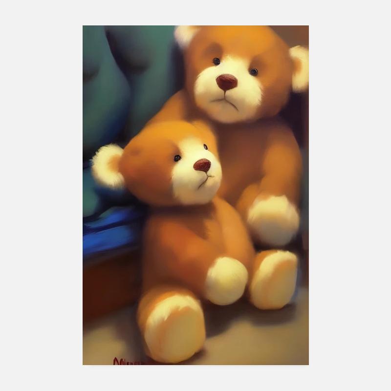 Teddybär Poster 20x30 cm