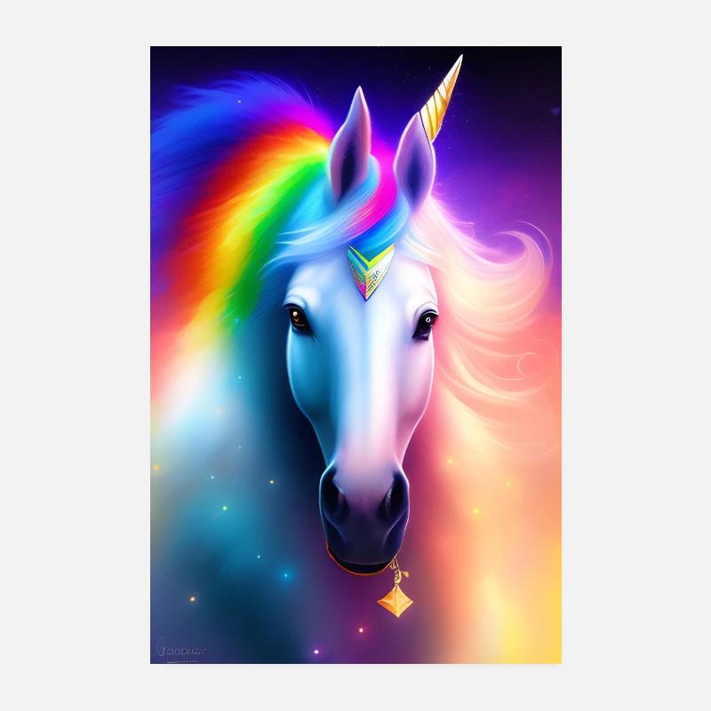 Einhorn Poster 20x30 cm