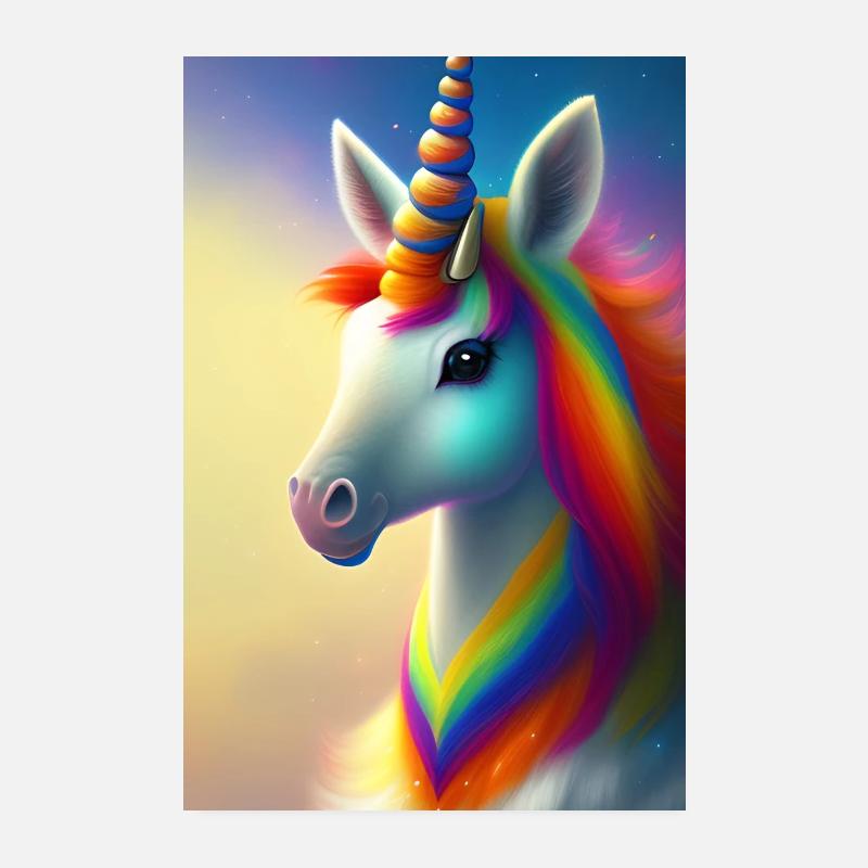 Unicorn Poster 8" x 12" (20x30 cm)