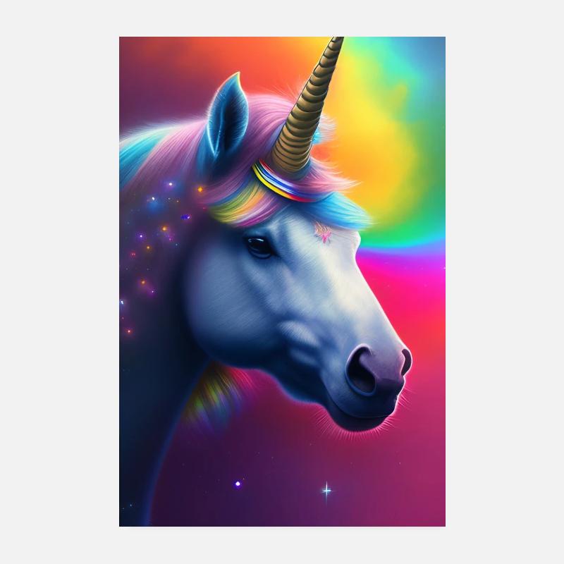 Einhorn Poster 20x30 cm