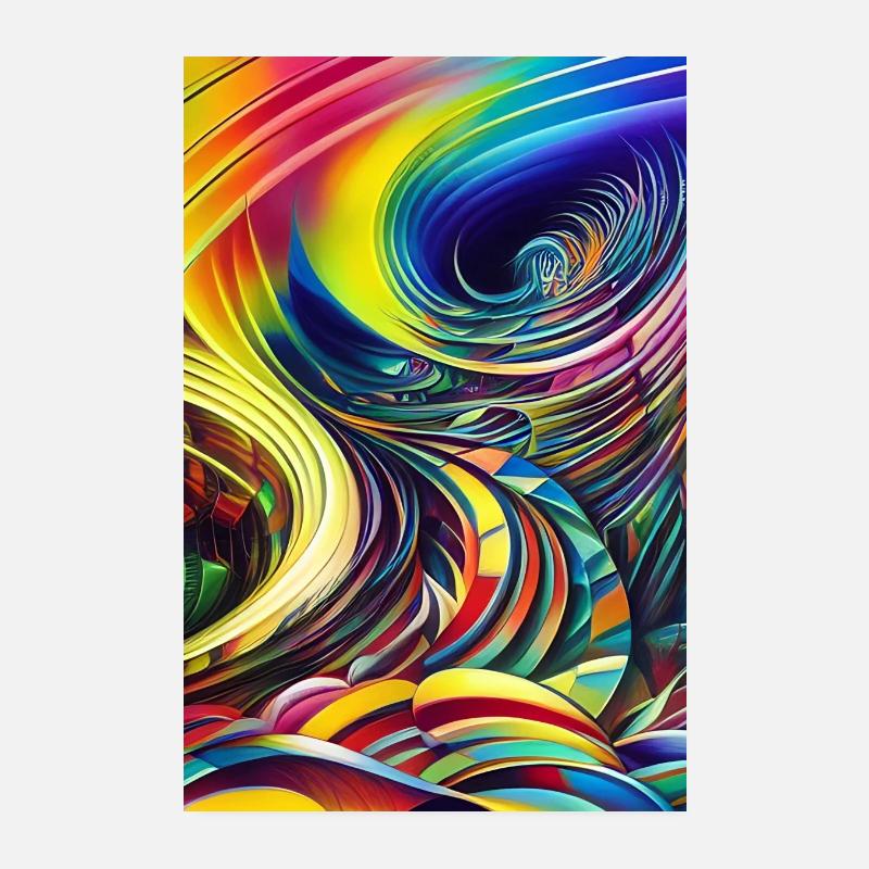 Art abstrait Poster 20 x 30 cm