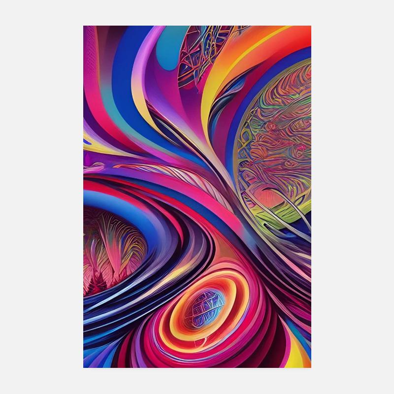 Abstrakte Kunst Poster 20x30 cm