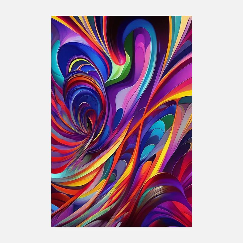 Abstract art Poster 8" x 12" (20x30 cm)