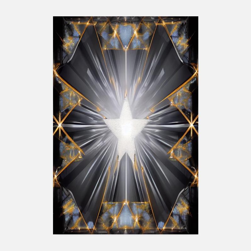 Constellation - Poster 20 x 30 cm - blanc