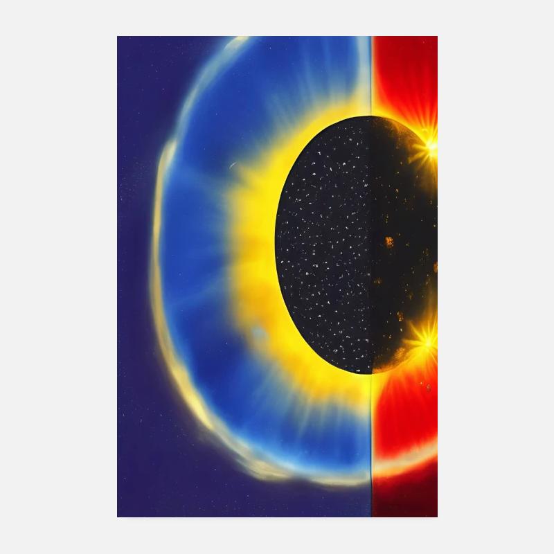 Explosion solaire Poster 20 x 30 cm