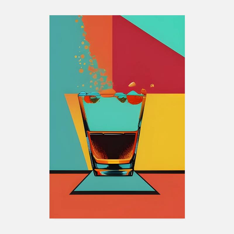 Sommer Aperitif Poster 20x30 cm