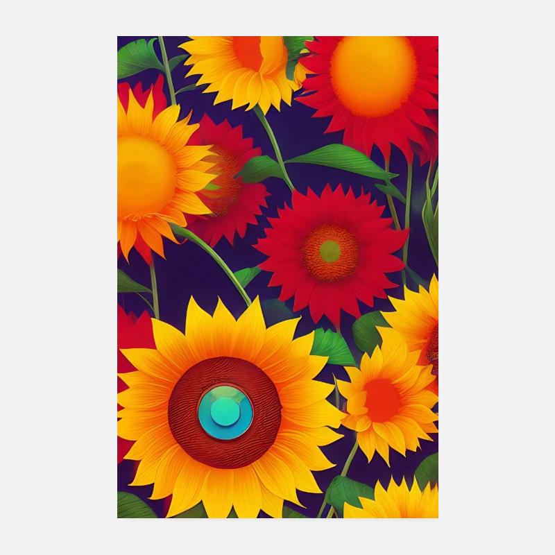 Sonnenblumen Poster 20x30 cm