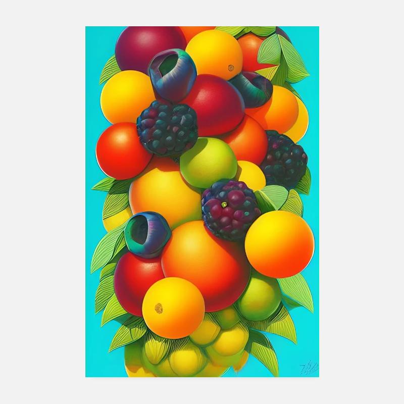 Früchte Poster 20x30 cm