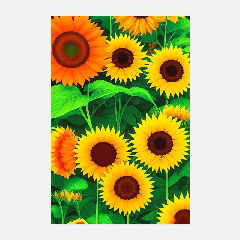 Sonnenblumen Poster 20x30 cm