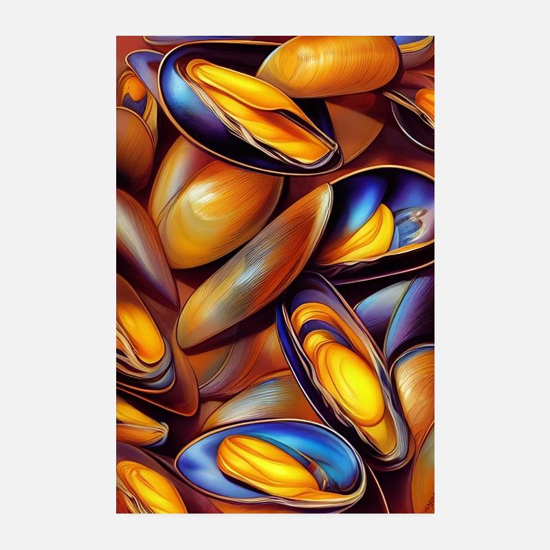 Muscheln Poster 20x30 cm