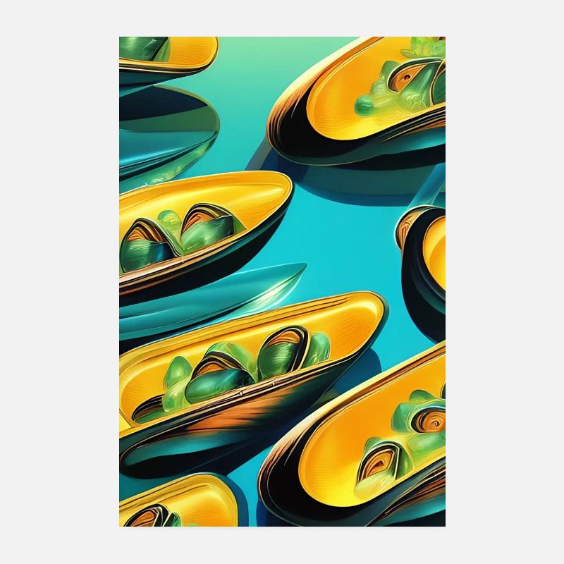 Moules Poster 20 x 30 cm