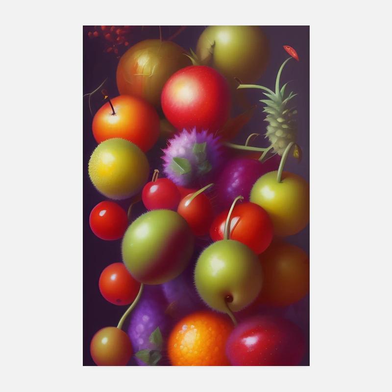 Fruit Poster 8" x 12" (20x30 cm)