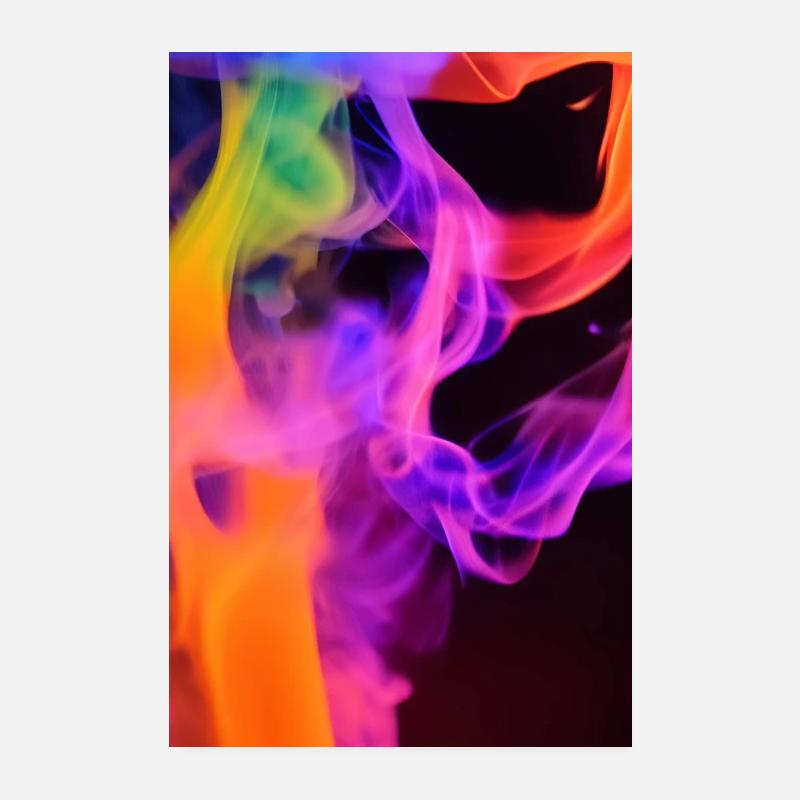 Flame Poster 8" x 12" (20x30 cm)