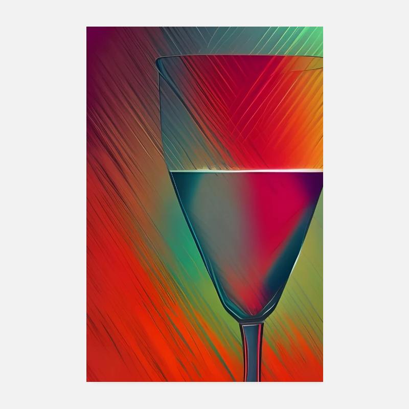 Kaleidoskop Glasdesign Poster 20x30 cm