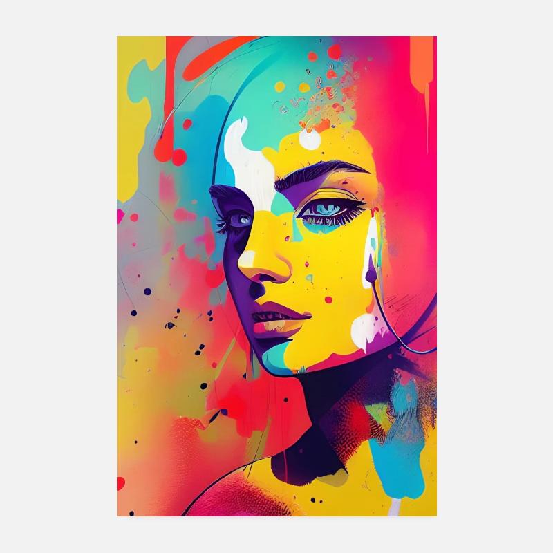 Abstract art Poster 8" x 12" (20x30 cm)