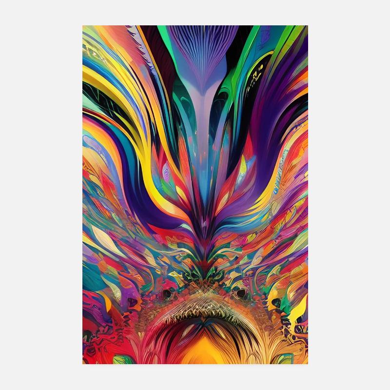 Abstract art Poster 8" x 12" (20x30 cm)