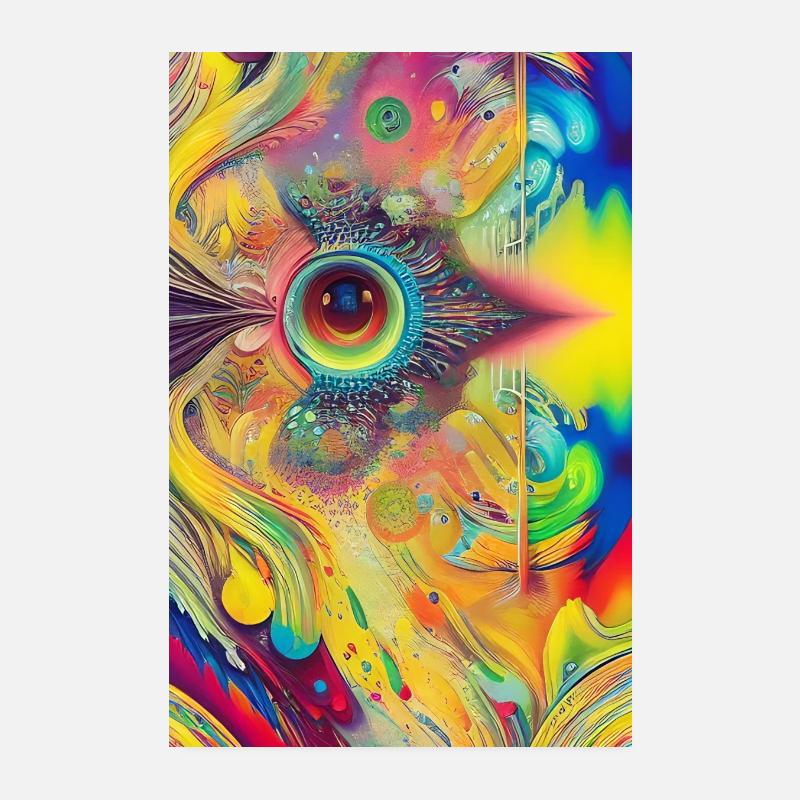 Abstrakte Kunst Poster 20x30 cm