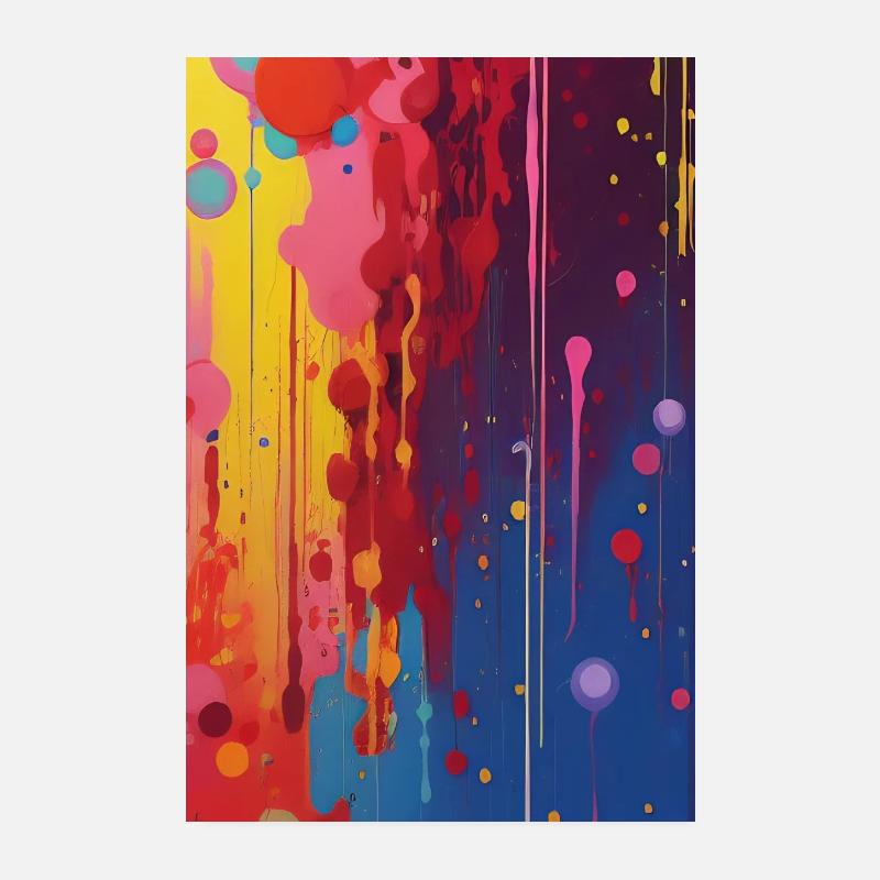 Abstract art Poster 8" x 12" (20x30 cm)