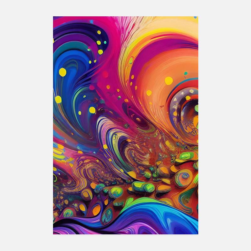 Art abstrait Poster 20 x 30 cm