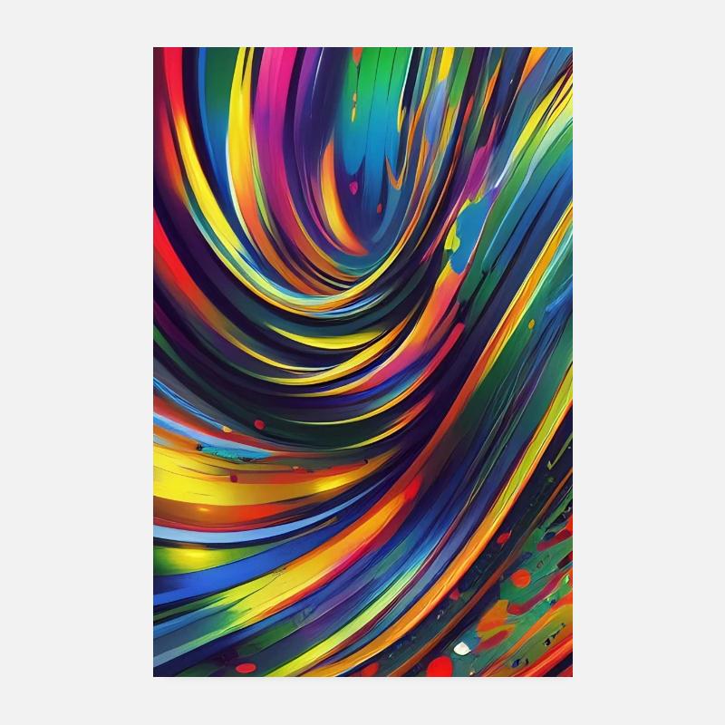 Abstract art Poster 8" x 12" (20x30 cm)