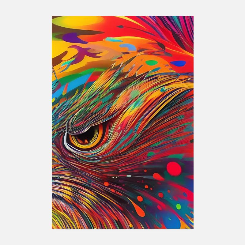 Abstract art Poster 8" x 12" (20x30 cm)