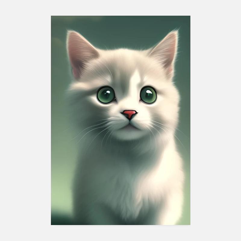 Mignon bébé chat Poster 20 x 30 cm