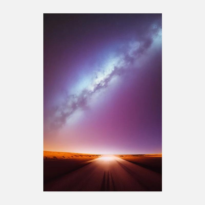 Space and planets Poster 8" x 12" (20x30 cm)