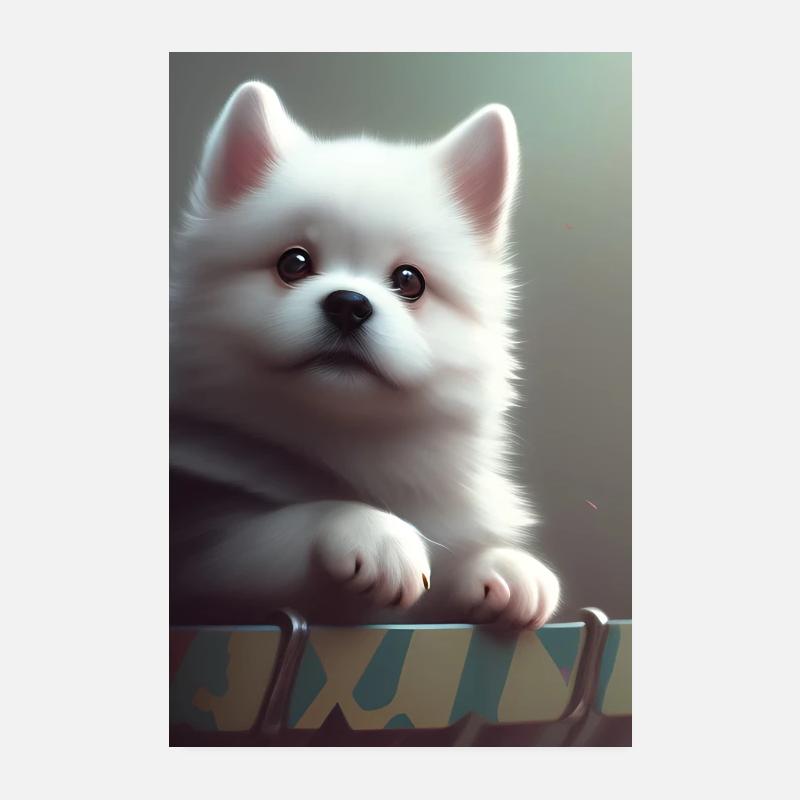 Chien Poster 20 x 30 cm