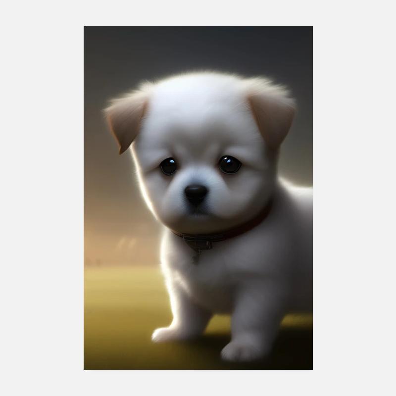 Bébé chien Poster 20 x 30 cm