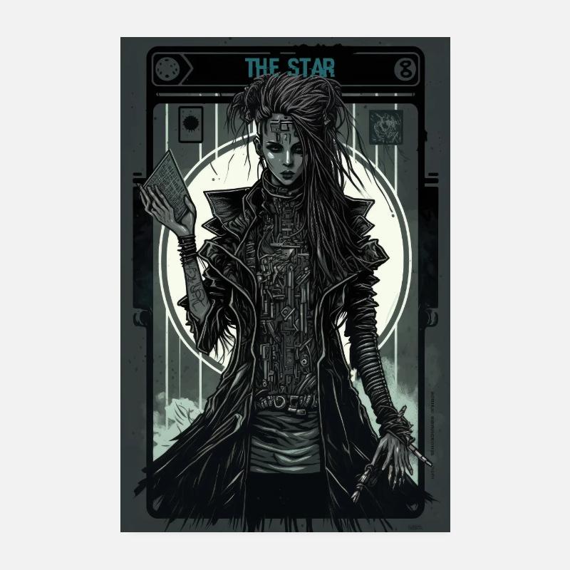 Star Poster 8" x 12" (20x30 cm)