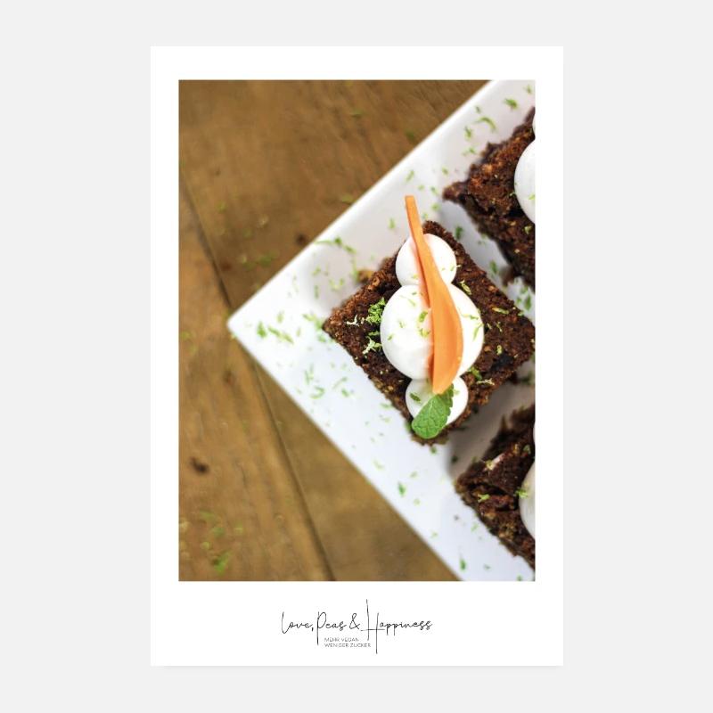 Gâteau aux carottes Poster 20 x 30 cm
