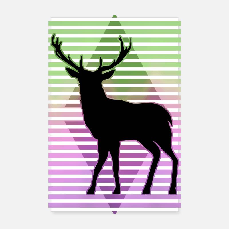 Cerf Poster 20 x 30 cm