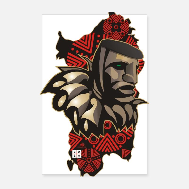 Mamuthone Sardinia Poster 8" x 12" (20x30 cm)