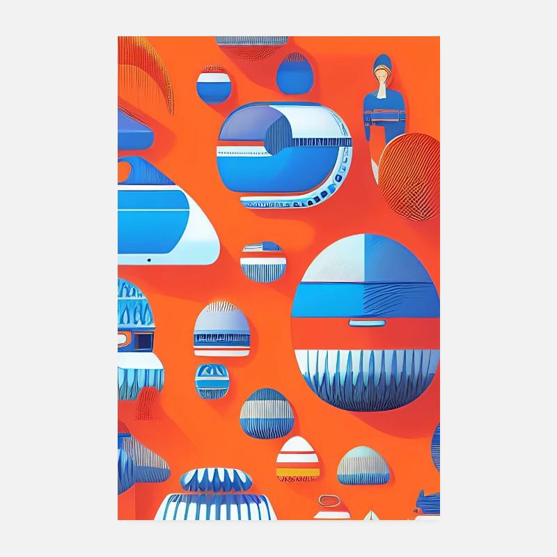 Abstrakte Kunst Poster 20x30 cm