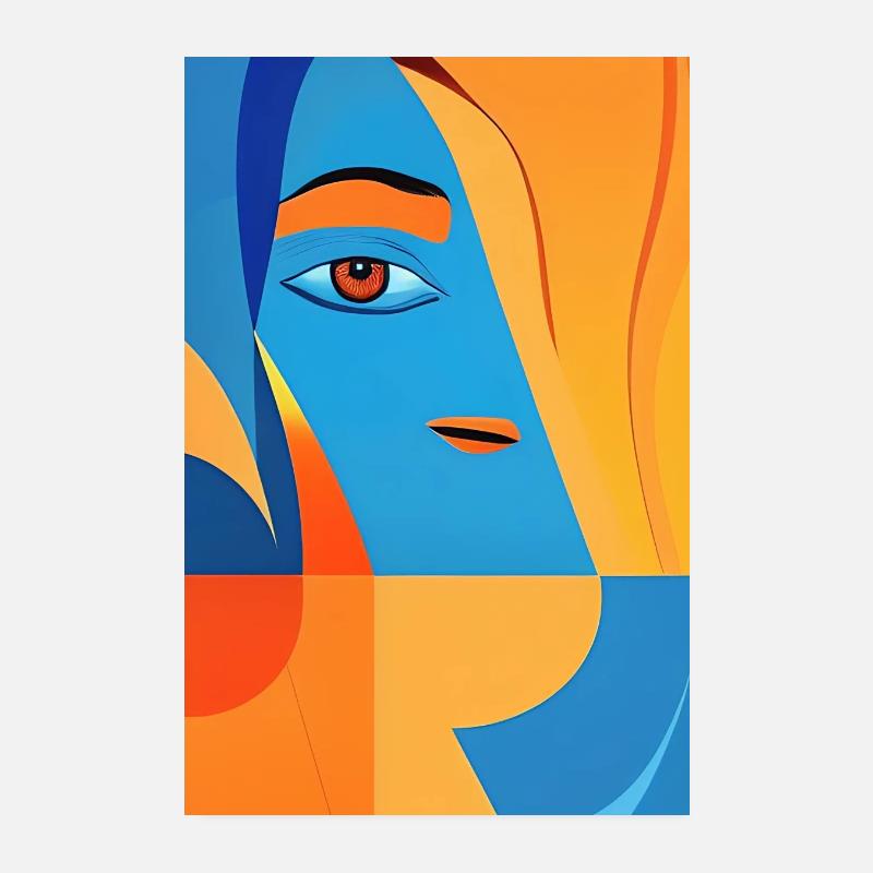 Abstract art Poster 8" x 12" (20x30 cm)
