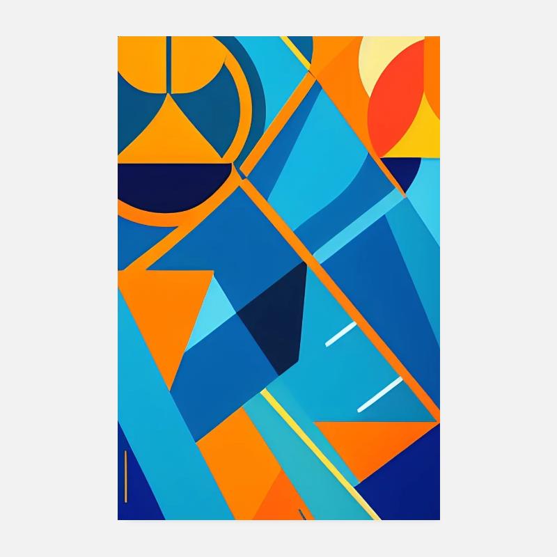 Abstract art Poster 8" x 12" (20x30 cm)