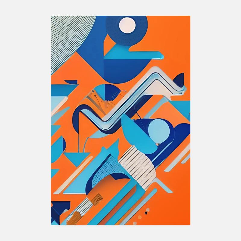 Abstrakte Kunst Poster 20x30 cm