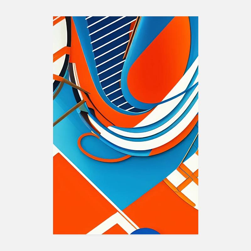 Abstract art Poster 8" x 12" (20x30 cm)