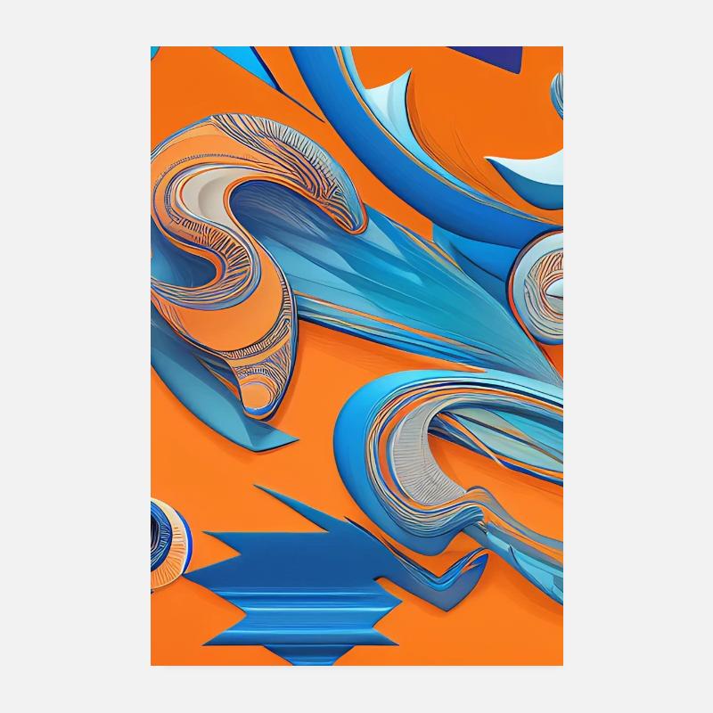 Abstrakte Kunst Poster 20x30 cm