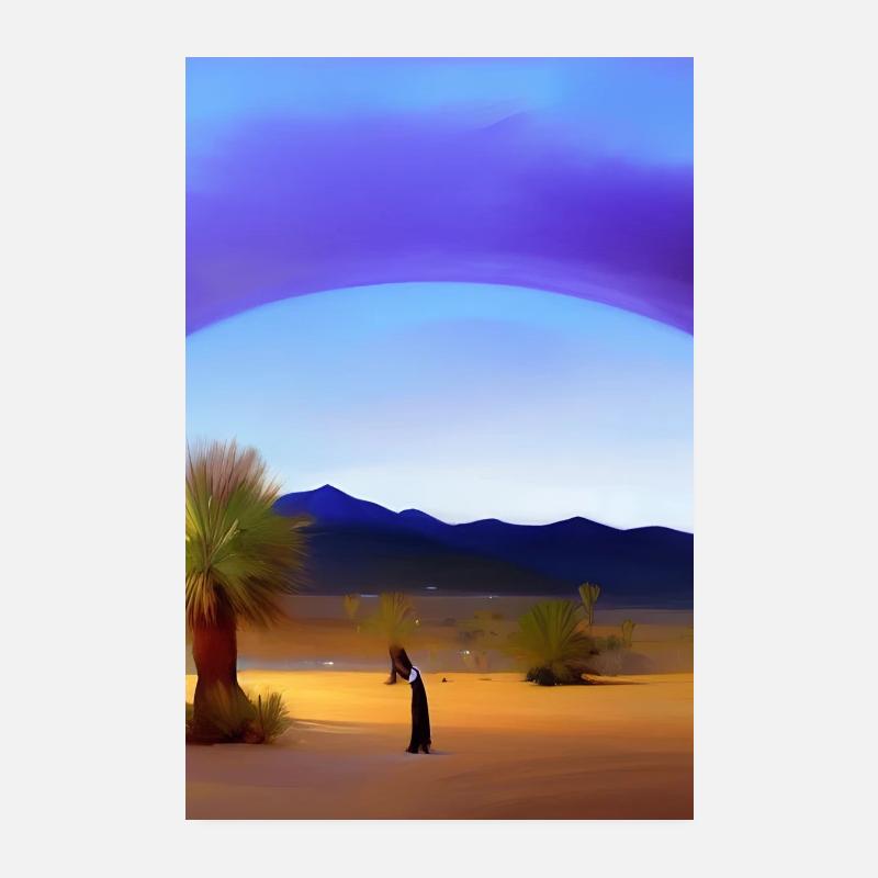 Arabian Desert Poster 8" x 12" (20x30 cm)
