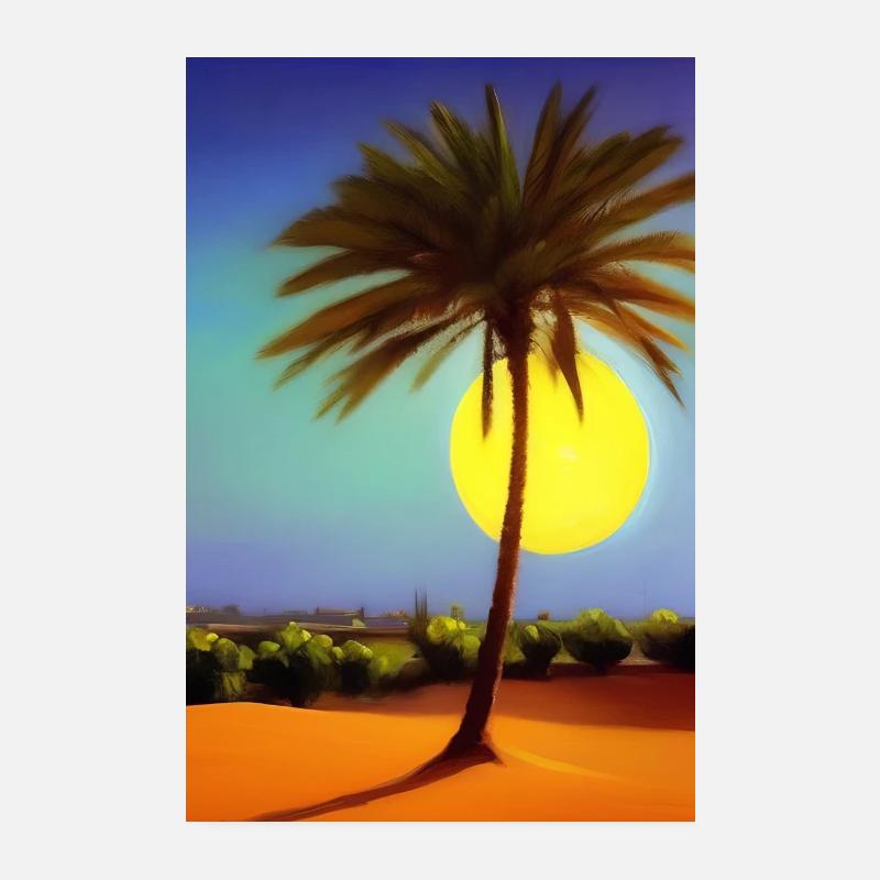 Arabische Wüste Poster 20x30 cm