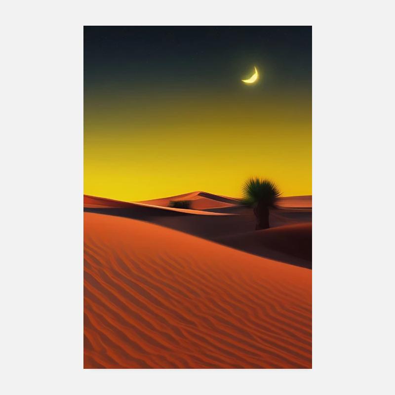 Arabian Desert Poster 8" x 12" (20x30 cm)