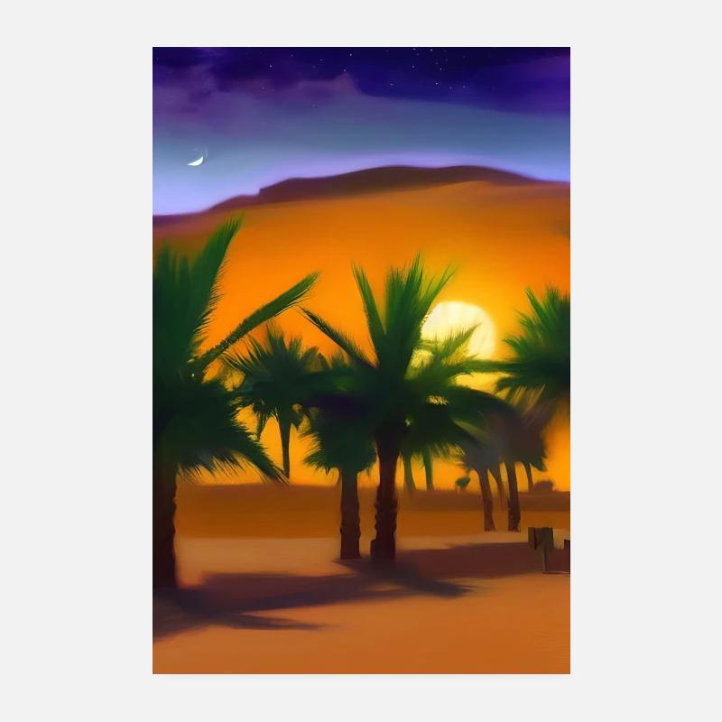 Arabian Desert Poster 8" x 12" (20x30 cm)
